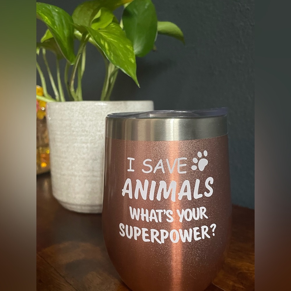 Animal Lover Wine Tumbler